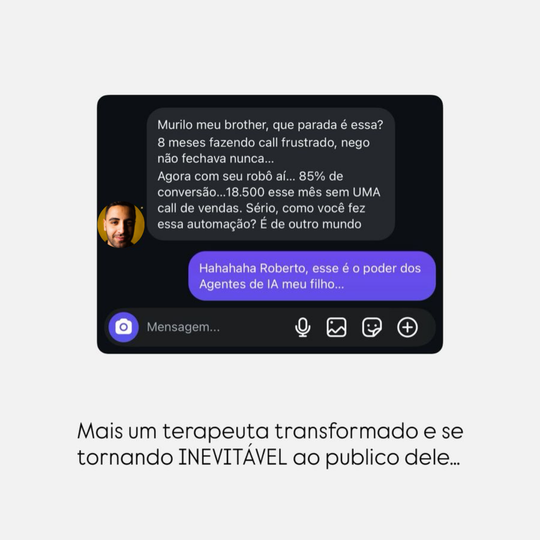 Depoimento - Terapeuta faturou 18.500 sem call